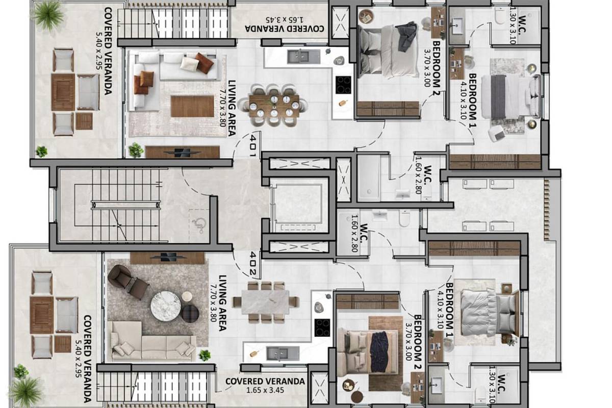 Квартира / Апартаменты in Ларнаке, Cyprus, 142 sq.m. - photo 6
