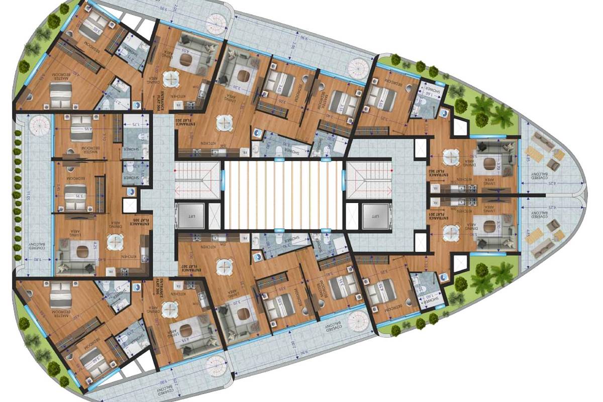 Квартира / Апартаменты in Ларнаке, Cyprus, 200 sq.m. - photo 16