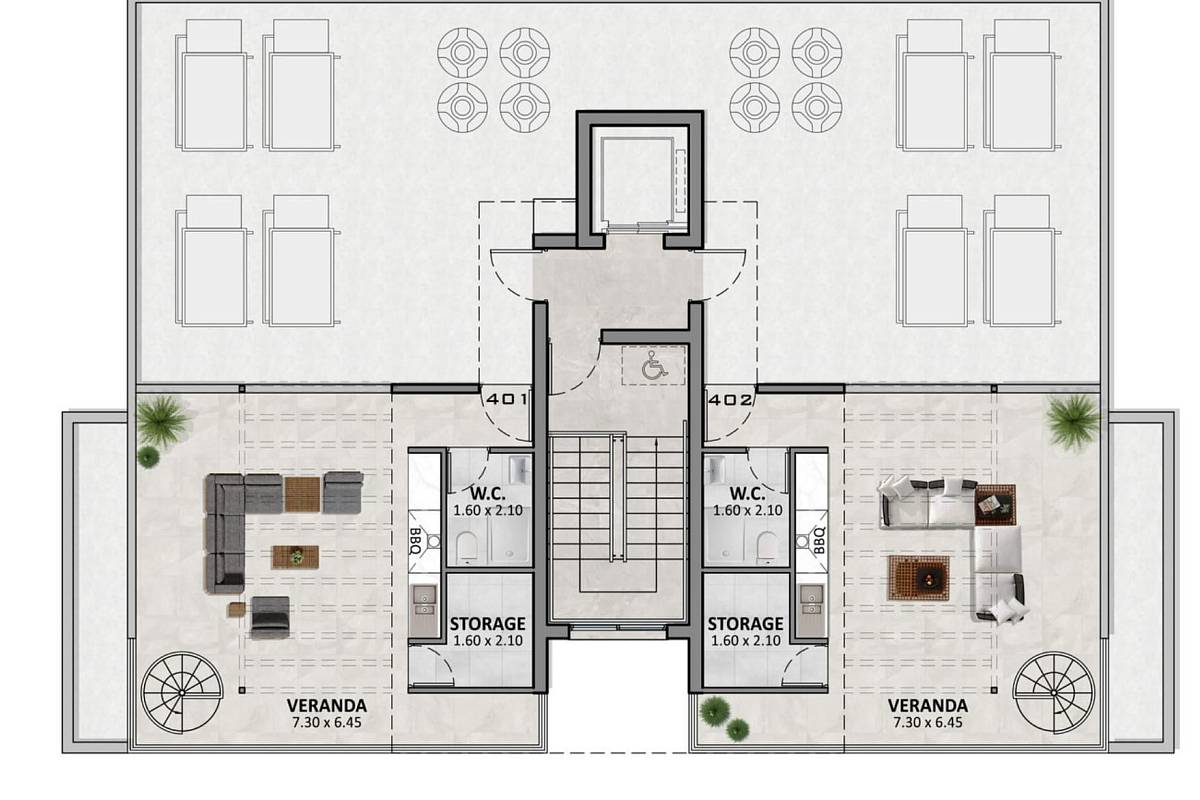 Квартира / Апартаменты in Ларнаке, Cyprus, 153 sq.m. - photo 8