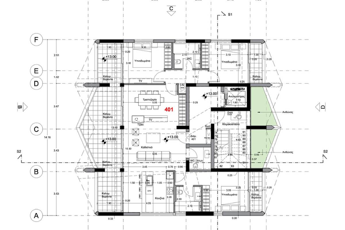 Квартира / Апартаменты in Пафосе, Cyprus, 180 sq.m. - photo 23