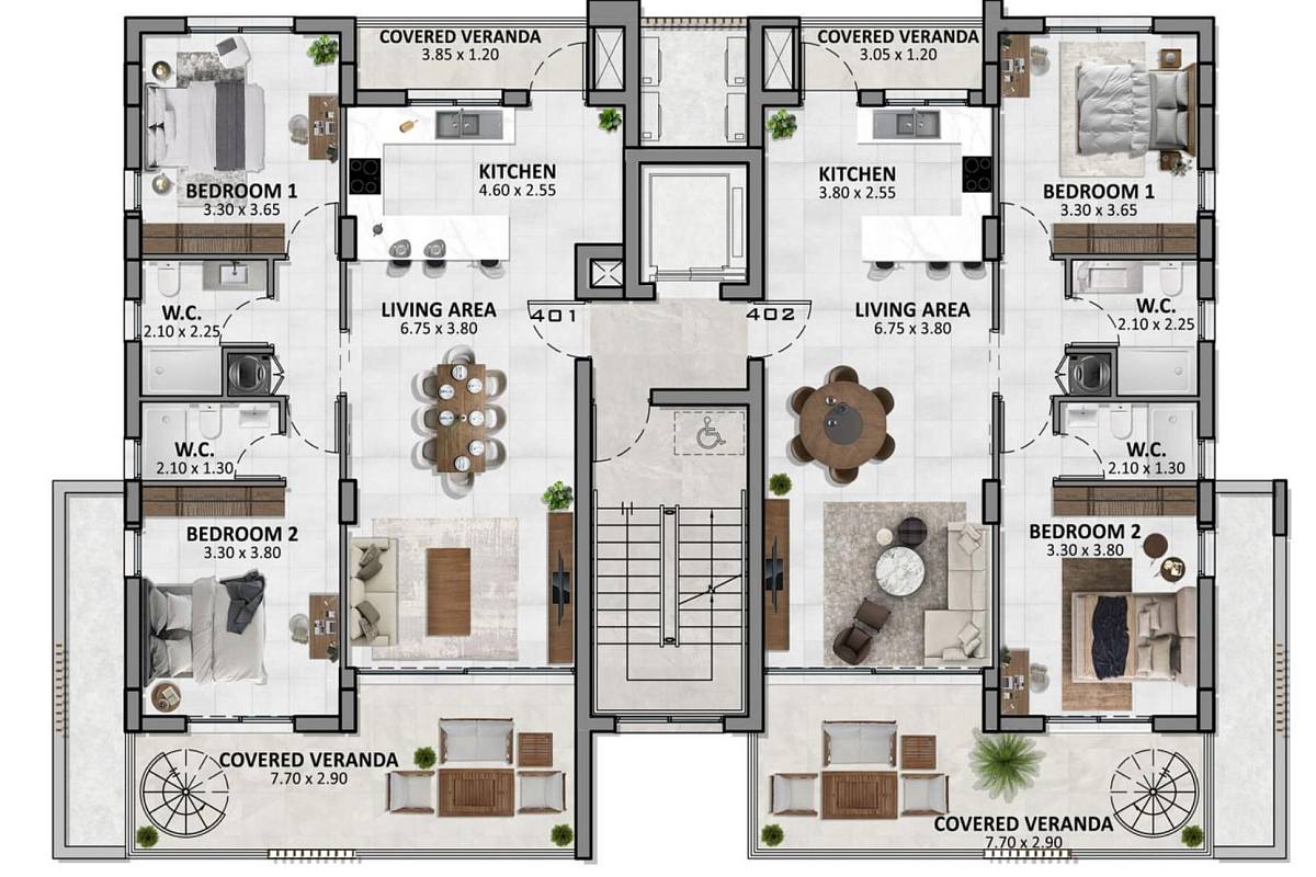 Квартира / Апартаменты in Ларнаке, Cyprus, 153 sq.m. - photo 6