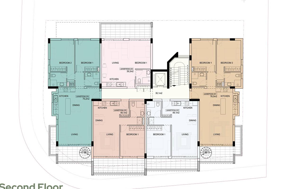 Квартира / Апартаменты in Ларнаке, Cyprus, 59 sq.m. - photo 13
