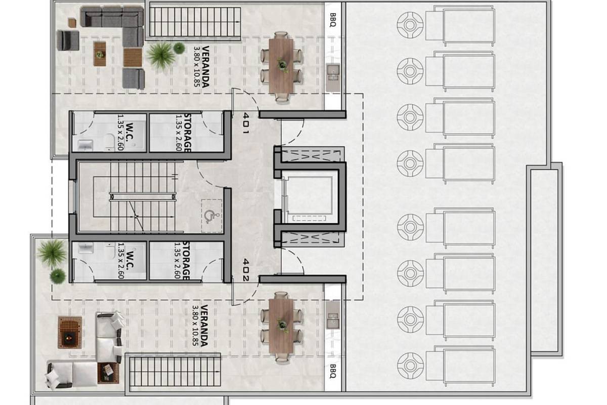 Квартира / Апартаменты in Ларнаке, Cyprus, 142 sq.m. - photo 7