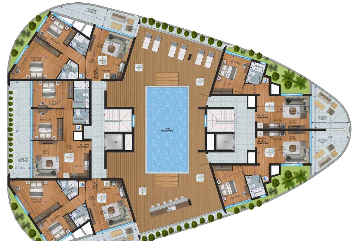 Квартира / Апартаменты in Ларнаке, Cyprus, 204 sq.m. - photo 15