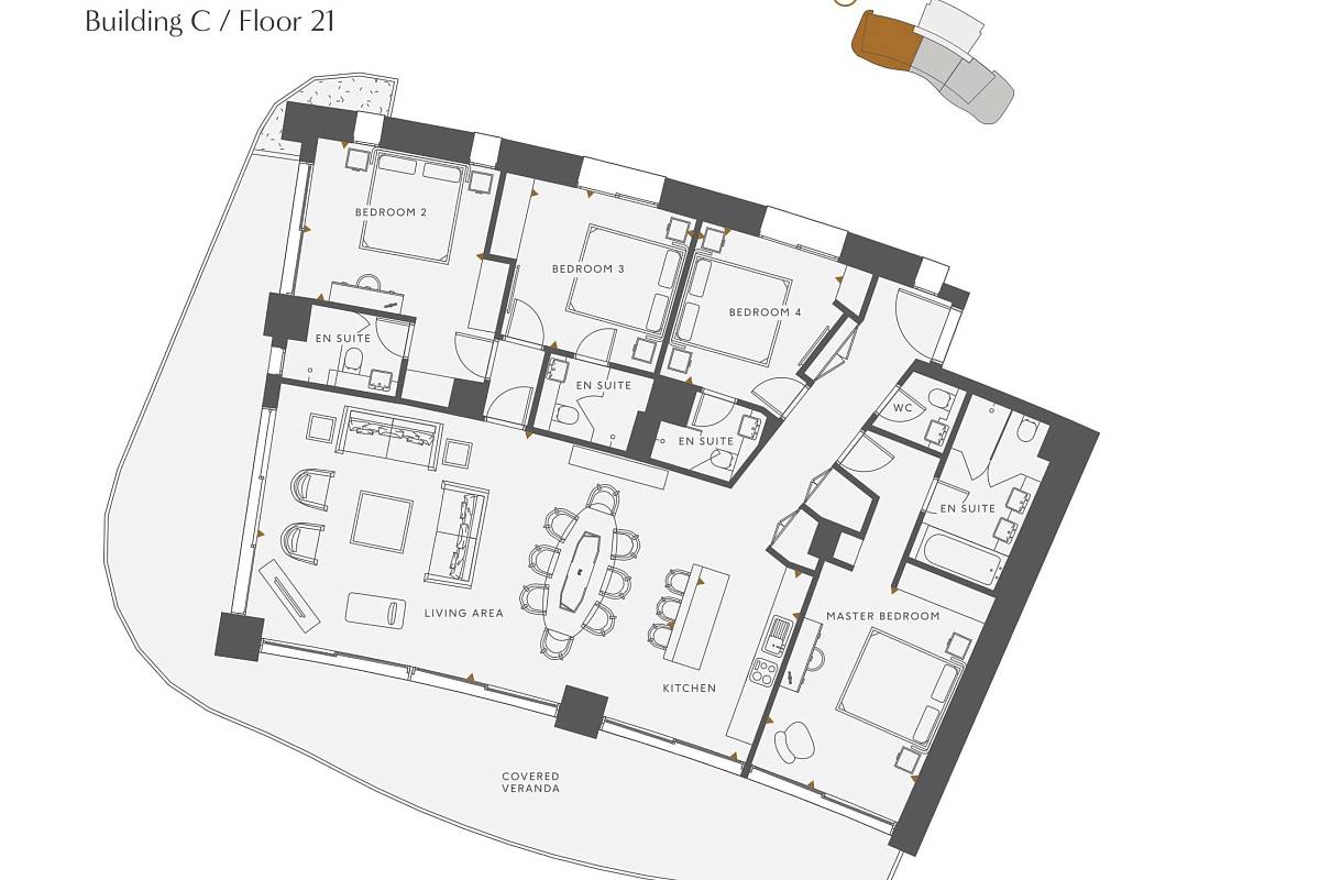 Квартира / Апартаменты in Лимассоле, Cyprus, 237 sq.m. - photo 25