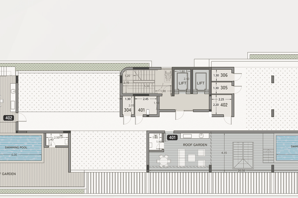 Квартира / Апартаменты в Лимассоле, Кипр, 244 кв.м. - фото 25