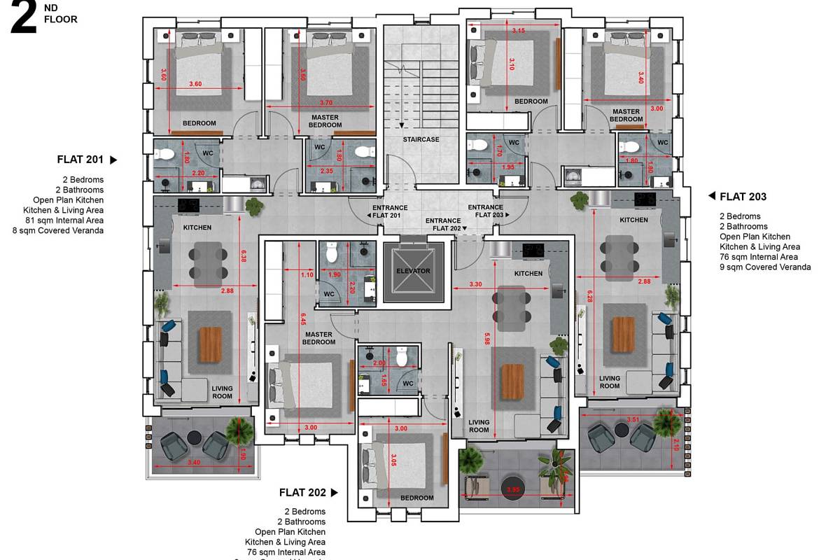 Квартира / Апартаменты in Лимассоле, Cyprus, 116 sq.m. - photo 10