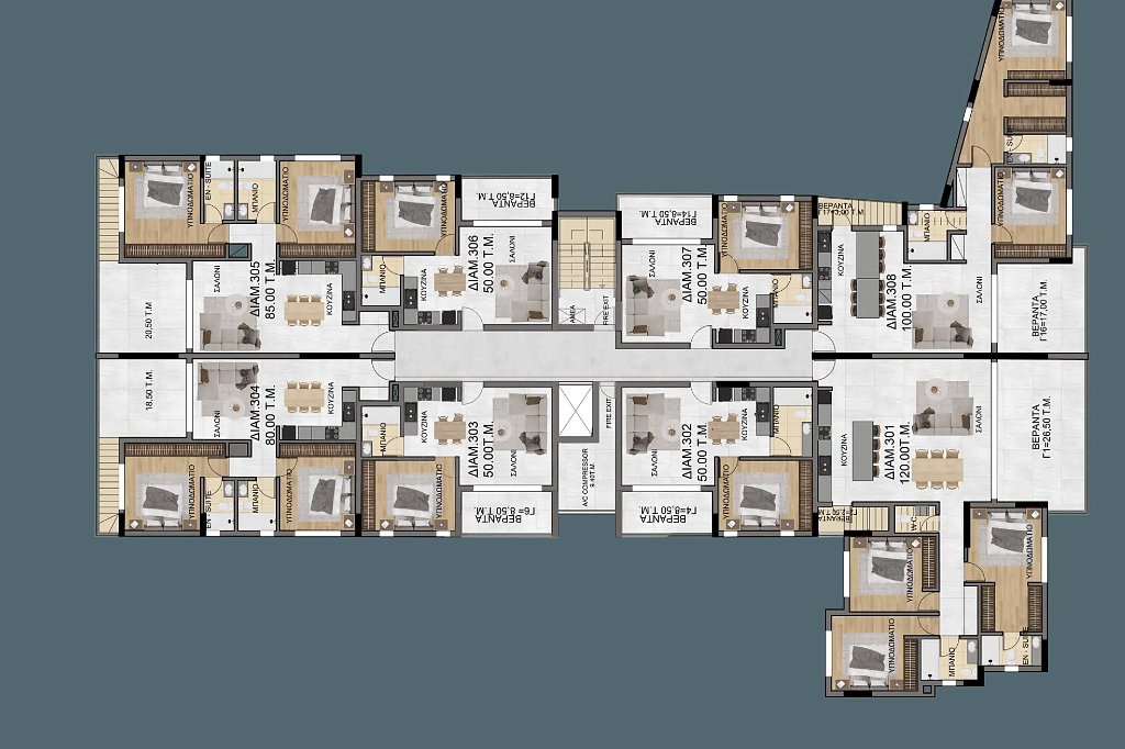 Квартира / Апартаменты in Лимассоле, Cyprus, 214 sq.m. - photo 12