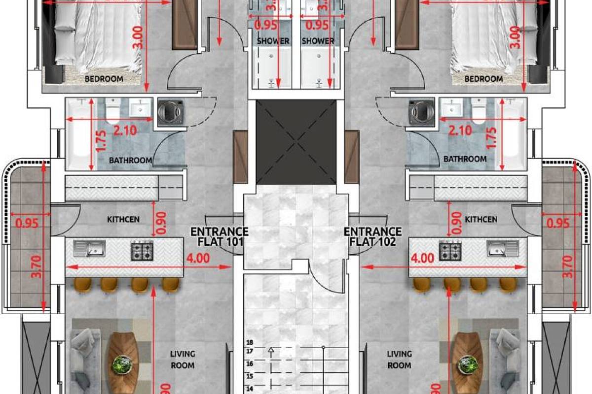 Квартира / Апартаменты in Ларнаке, Cyprus, 132 sq.m. - photo 22