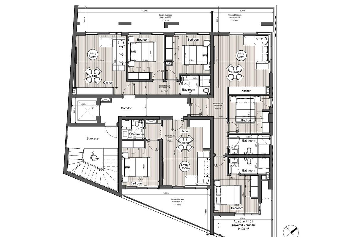 Квартира / Апартаменты in Лимассоле, Cyprus, 159 sq.m. - photo 19