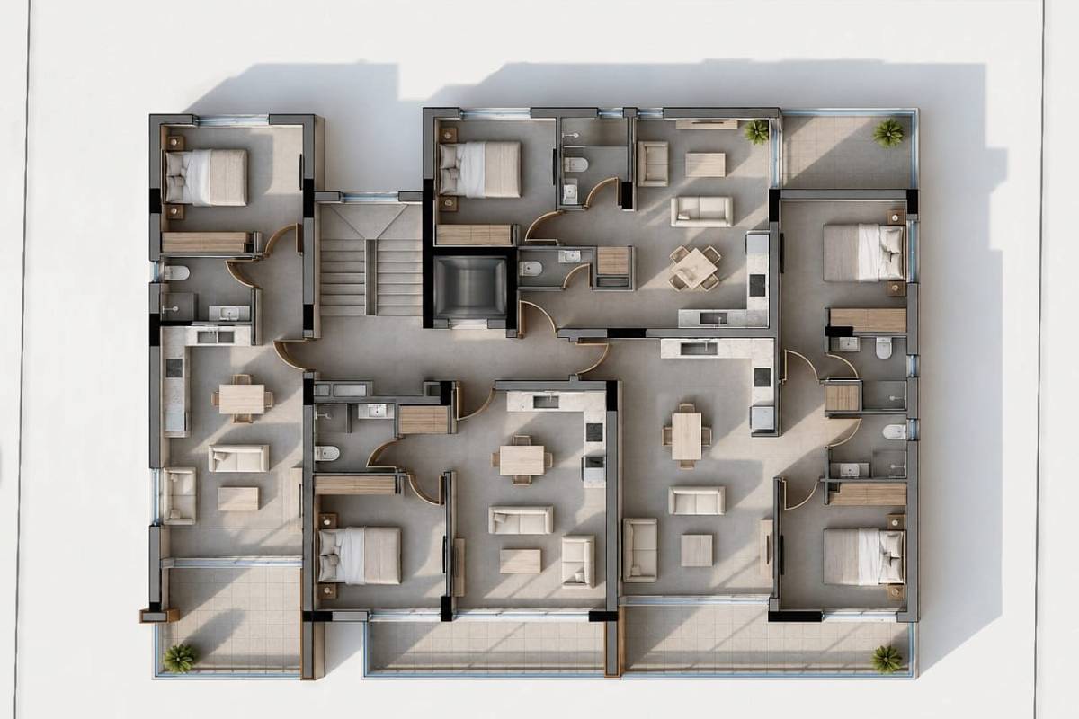 Квартира / Апартаменты в Ларнаке, Кипр, 149 кв.м. - фото 10