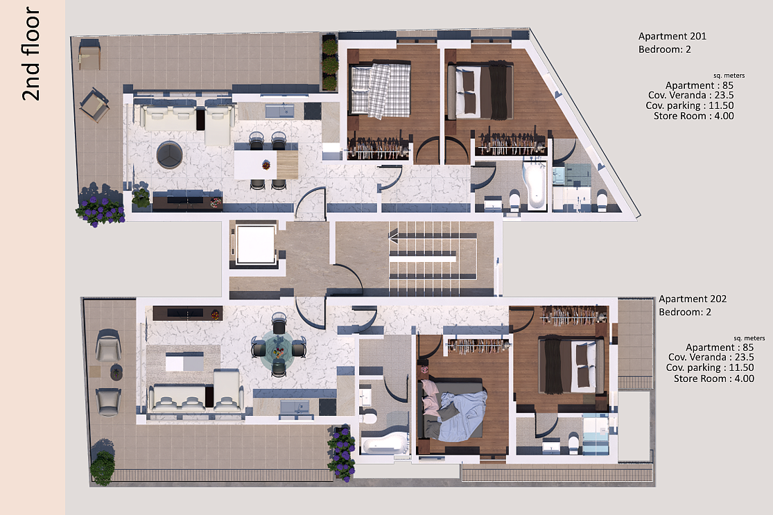 Квартира / Апартаменты in Фамагусте, Cyprus, 157 sq.m. - photo 13