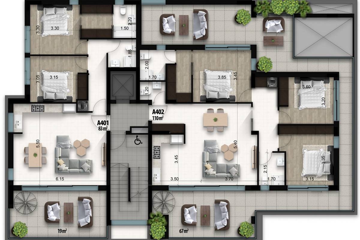 Квартира / Апартаменты in Ларнаке, Cyprus, 138 sq.m. - photo 13