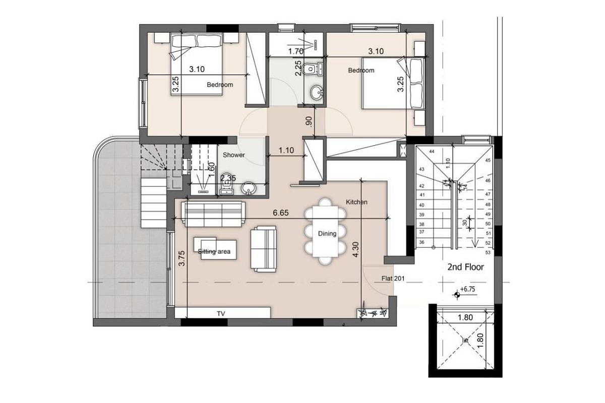 Квартира / Апартаменты in Ларнаке, Cyprus, 137 sq.m. - photo 6