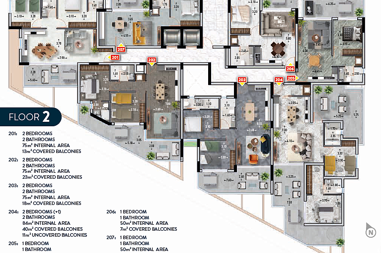 Квартира / Апартаменты in Ларнаке, Cyprus, 199 sq.m. - photo 23
