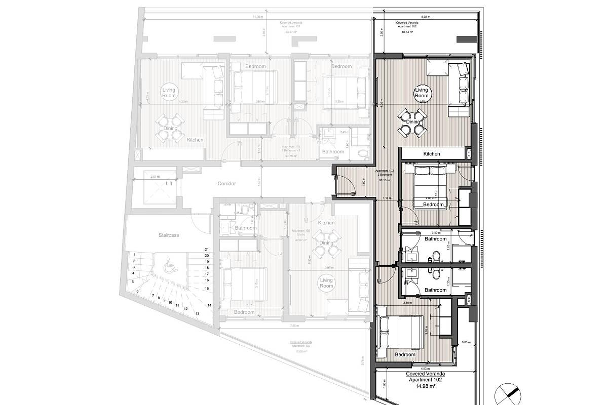 Квартира / Апартаменты in Лимассоле, Cyprus, 159 sq.m. - photo 13